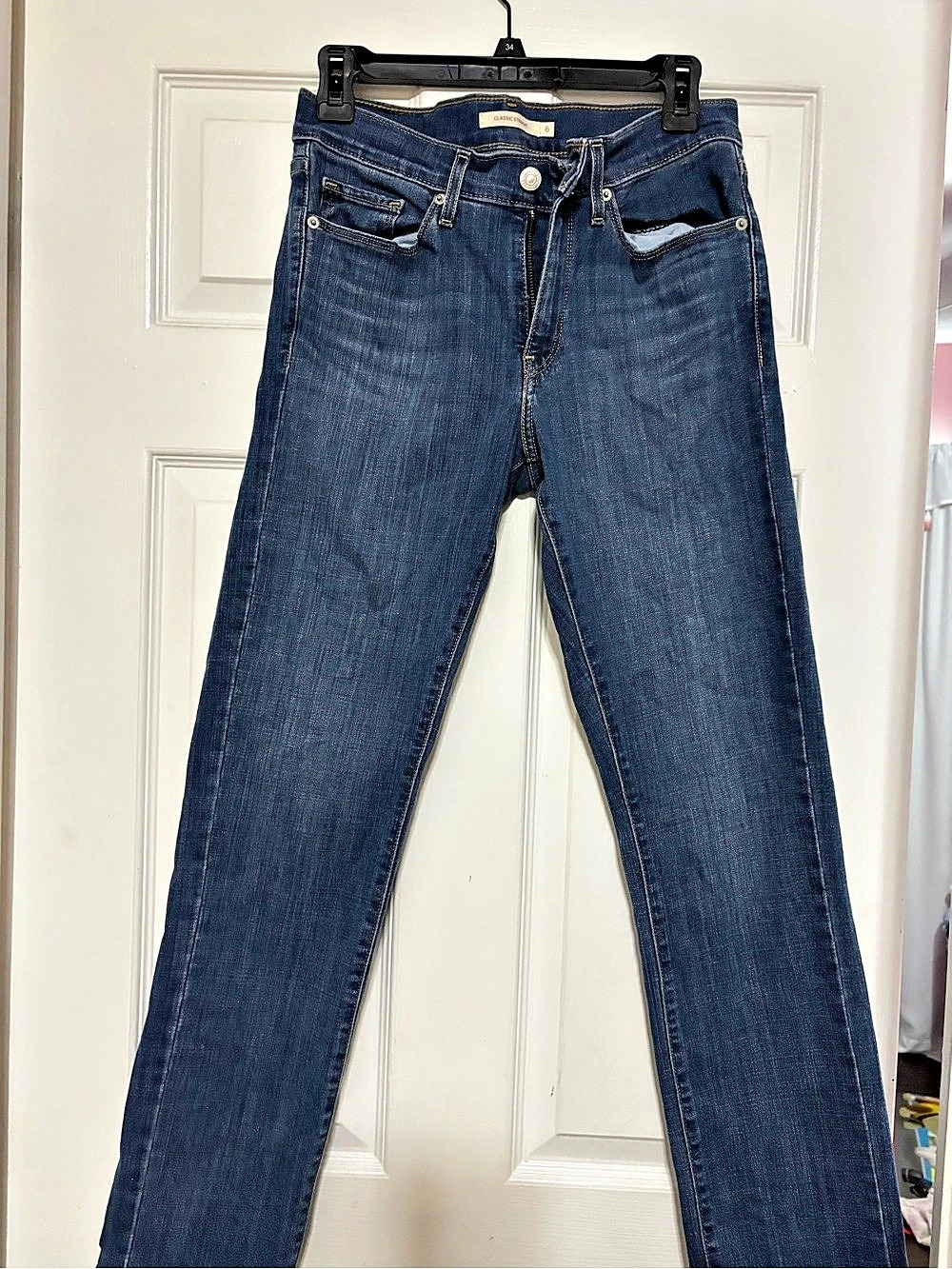 Levi's Classic 511 Straight Jeans Blue Waist 6